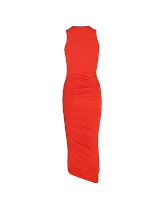WOLFORD | Midikleid CRESCENT | rot